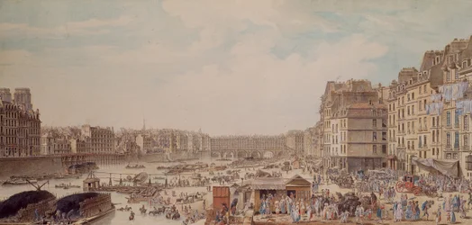 O Port au Ble e a Pont Notre-Dame, 1782